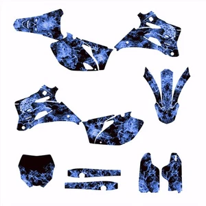 YZ 250F YZ 450F Yamaha graphics decal kit for 2006 2007 2008 2009 #9500-blue - Picture 1 of 1
