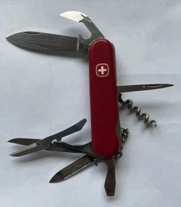 Wenger TRAVELER Swiss Army Knife VINTAGE Good Condition Delemont - Picture 1 of 17