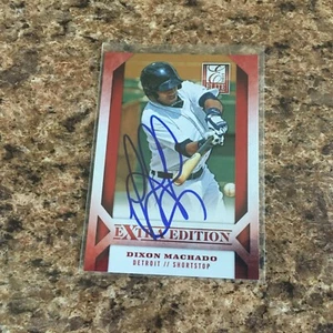 Dixon Machado Signed 2013 Panini Elite Extra Edition Auto Detroit Tigers - Picture 1 of 1