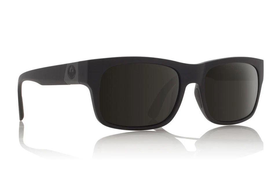 Dragon Tailback Sunglasses - Matte Black - Grey - Image 1 of 1
