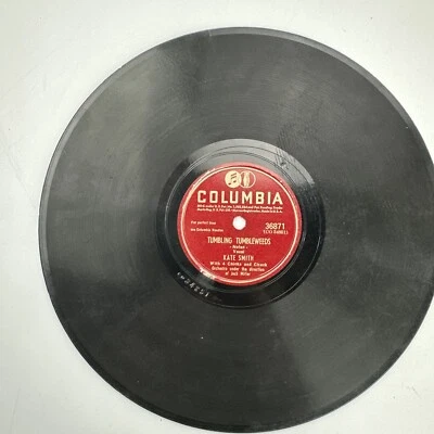 Kate Smith Tumbling Tumbleweeds / Just A Little Fond 78 RPM 10" Record - Image 1 of 4