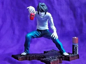 "GENUINE" Death Note L ACTION Figure  HEIGHT 5.5"  14cm JUN PLANNING UK 🚚 ANIME - Picture 1 of 9