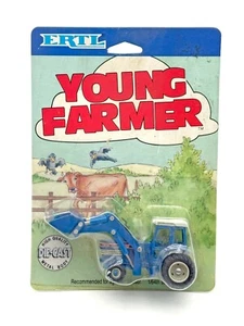 1/64 Ford TW 35 w/ Loader on Young Farmer Card - Picture 1 of 1