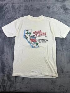Vintage 80s Fort Irwin California Military T-Shirt Artex M USA Made Army Tee - Picture 1 of 7