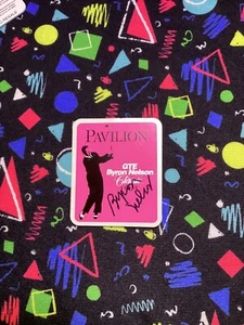 1995 Byron Nelson Classic Ticket Signed By Byron Nelson Himself On Badge - Picture 1 of 2