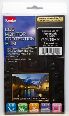 Kenko LCD Monitor Protection Film for Panasonic Lumix G2/GH2 Screen Protector - Image 1 of 4