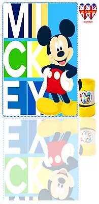 Kids Blanket,Official Disney Mickey Mouse Blanket,Soft Touch Fleece Blanket - Image 1 of 4