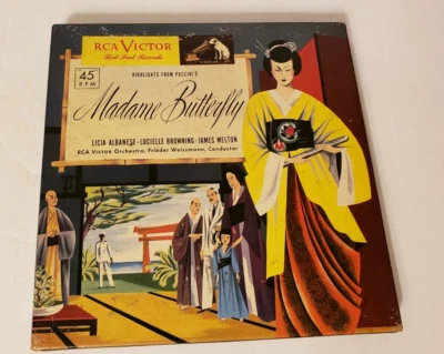 Highlights From Puccini's Madame Butterfly - RCA Victor  – WDM 1068 7" Box Set - Image 1 of 4