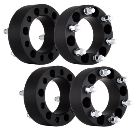 4 espaciadores de rueda negros Toyota 1,5" pulgadas 6X5,5 Tundra 1999 2000 2001 2002 2003 Foto 1 de 1