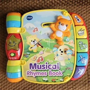 VTech Musical Rhymes Book for Babies/Toddlers Interactive Storybook Lights Music - Picture 1 of 7