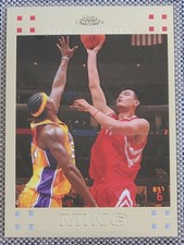 YAO MING 2007-08 Topps Chrome Basketball Card #11 Houston Rockets NBA HOF RARE!!