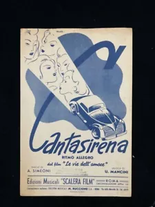 ALTE MUSIKPARTITUR "SIRENA" FRÖHLICHER RHYTHMUS - Bild 1 von 3