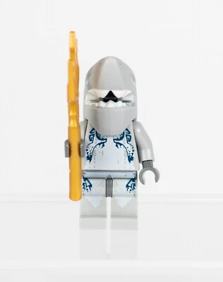 LEGO Atlantis Shark Warrior Minifigure. Used + Fast Shipping - Image 1 of 4