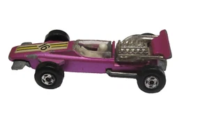 Lesney Matchbox Superfast No.34 Formula 1 Racing Car Pink 1970 Transitional - Picture 1 of 4