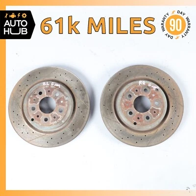 Maserati GranTurismo S M145 Rear Brake Rotors Disc Left & Right Set of 2 OEM 61k - Image 1 of 4