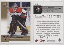 2019-20 Upper Deck CHL Gold Glossy Anthony Morrone #111