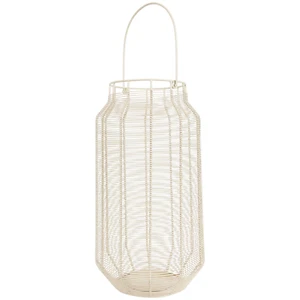 Lanterne en métal Ø26x44 cm – Design filaire élégant – Support bougie - Foto 1 di 3