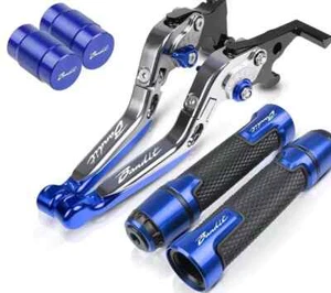 For Suzuki Bandit GSF650 GSF 1200 1250 Handlebar Grips Brake Clutch Levers Set - Picture 1 of 16