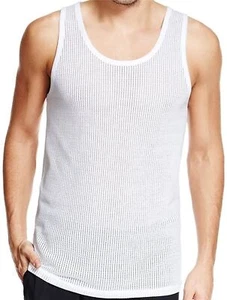 Mens Vests Mesh Vest Sport Vest Gym Vest Men Ice Square vest - Picture 1 of 4