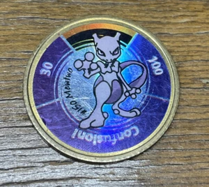 Hasbro Pokemon Battling Coin Game - Mewtwo - Nintendo 1999 Vintage - Picture 1 of 2