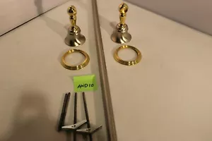 Brand New ANDRE COLLECTION AN2630-000-2H-SN/PB 30" TOWEL BAR Nickel w/ Brass - Picture 1 of 4