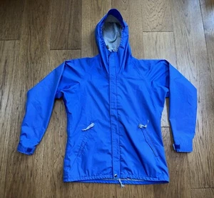 VTG 80s Marmot Mountain Works Windbreaker GTX Jacket Blue Mens Sz M - Picture 1 of 10