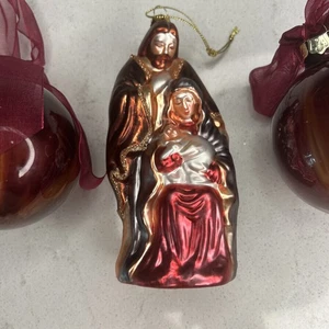 Adorno Belén José María Niño Jesús Soplado Set Vintage Navidad - Imagen 1 de 7