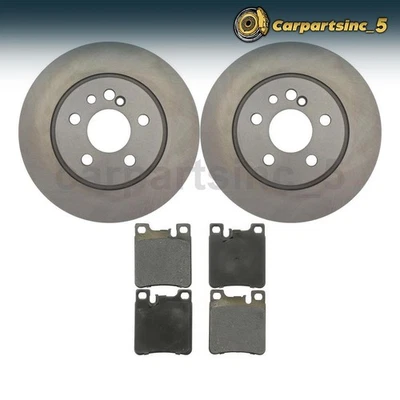 Комплект задних дисковых тормозных колодок ротор дискового тормоза для Mercedes-Benz 400SEL 1993-1993 - Изображение 1 из 4