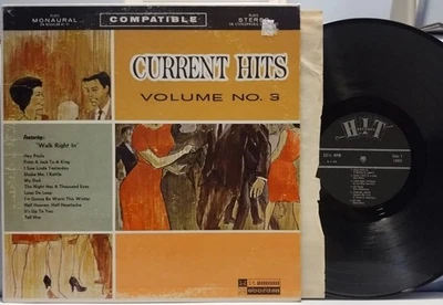 CURRENT HITS (Volume No. 3) SCARCE 1962 HIT RECORDS LP Herbert Hunter JOE CASH Foto 1 de 4