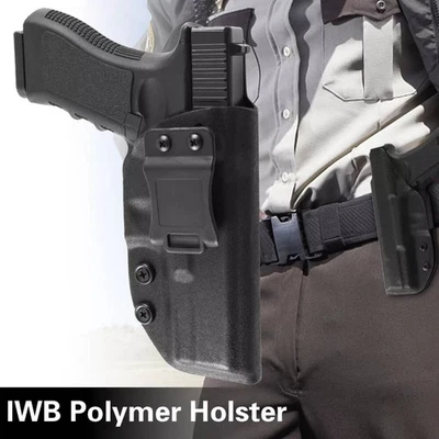 HUNTVP IWB Polymer Holster for Glock 17/19/22/23/26/27/31/32/33/45 Gen 1-5 Concealed US