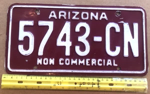 *License Plate, Arizona, Passenger, Non Commercial, 5743 - CN - Picture 1 of 3