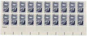 Scott #1246 John Fitzgerald Kennedy 5¢ Plate Block of 20 Stamps - MNH - Picture 1 of 1