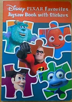 Disney PIXAR Favorites Jigsaw Book With Stickers - Hardcover, by Disney - Good Foto 1 de 2