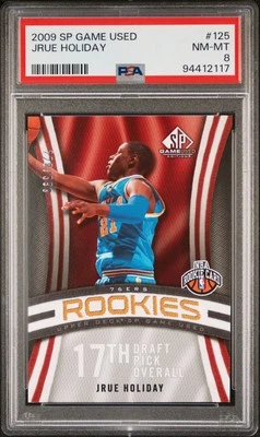 Juego SP usado Jrue Holiday #125 669/806 2009 PSA 8 Foto 1 de 2