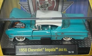 2010 M2 MACHINES 1958 CHEVROLET IMPALA 283 F.I. AUTO-THENTICS PREMIUM EDITION - Picture 1 of 9