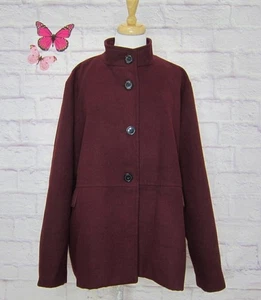 Old Navy Womens Coat /Jacket Size 2X (XXL, 2XL, 2 X-Large) Burgundy - Picture 1 of 7
