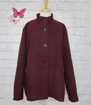 Old Navy Womens Coat /Jacket Size 2X (XXL, 2XL, 2 X-Large) Burgundy - Image 1 of 4