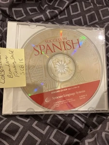 Success In Spanish Syracuse Language System Windows CD ROM Factory Sealed New - Picture 1 of 2