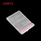 100pcClear Plastic Bags Packaging Bags for Storage Jewelry Findings necklace