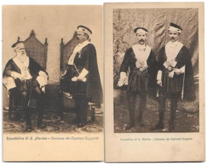2 AK VON SAN MARINO, KOSTÜME DER REGENTENKAPITÄNE nicht gereist - Bild 1 von 2