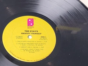 The O'Jays – Identify Yourself (1979) Philadelphia – FZ 36027 LP, US, DISK ONLY - Picture 1 of 1