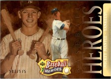 2005 Upper Deck Baseball Heroes #165 Mickey Mantle HDR /575 - NM-MT