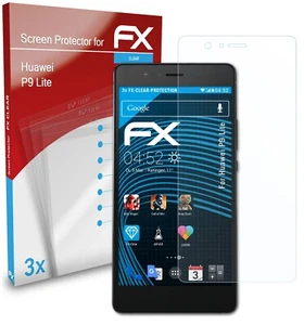 atFoliX 3x Screen Protection Film for Huawei P9 Lite Screen Protector clear - Picture 1 of 8