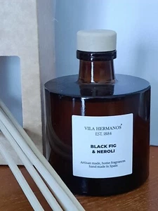 Vila Hermanos DIFUSOR DE MADERA NEGRO Y NEROLI 100ml BNIB - Imagen 1 de 4