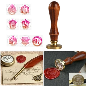 Harry Potter Wax Seal Stamps Hogwarts Always Owl Ministry Magic Dumbledore Gift - Picture 1 of 19