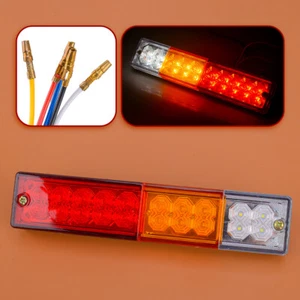 1pcs 20LED Waterproof Tail Lights Set RV Camper Trailer Rear Turn Signal 12V-24V - Picture 1 of 6