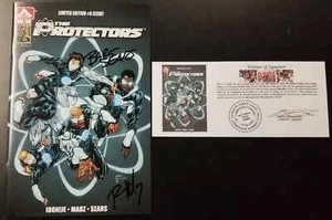 The Protectors (2013) #0 Hero Edition SIGNED Bart Sears Ron Marz Notarized WOS - Picture 1 of 6