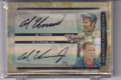 Al Unser & Al Unser Jr. Dual Autograph 076/100 2008 Donruss Sports Legends Auto - Image 1 of 2