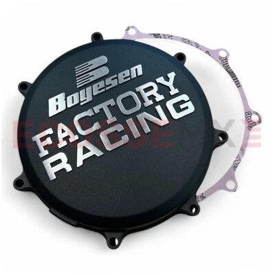 KAWASAKI KX450F KX450X BOYESEN FACTORY RACING CLUTCH COVER BLACK 2021-2024 - Image 1 of 4