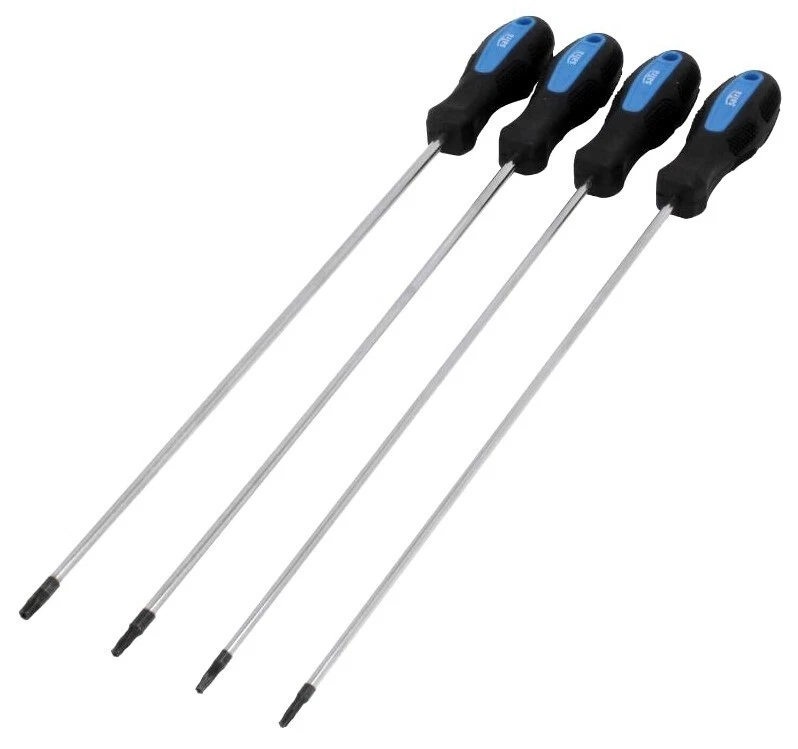 SATRA Schraubendreher Torx Schraubenzieher Satz 4tlg. Extra Lang 430mm T15 T20 T25 T30